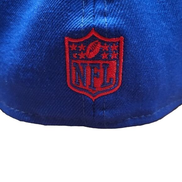 New York Giants " Just Don" Blue NFL 59 Fifty Fitted Men's Cap 60188517 - Picture 6 of 8